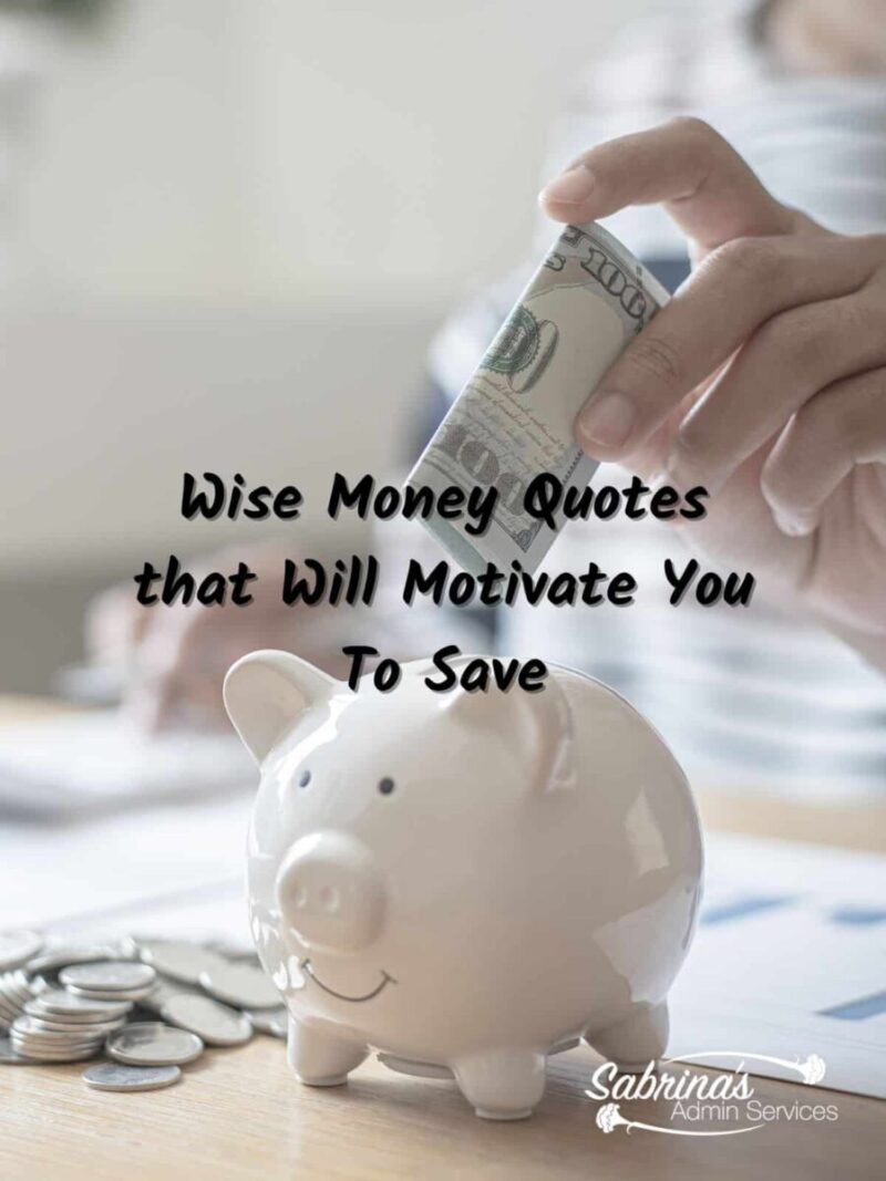 saving money quotes and sayings