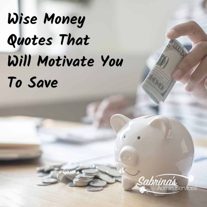 Wise Money Quotes that will motivate you to save - square image 1
