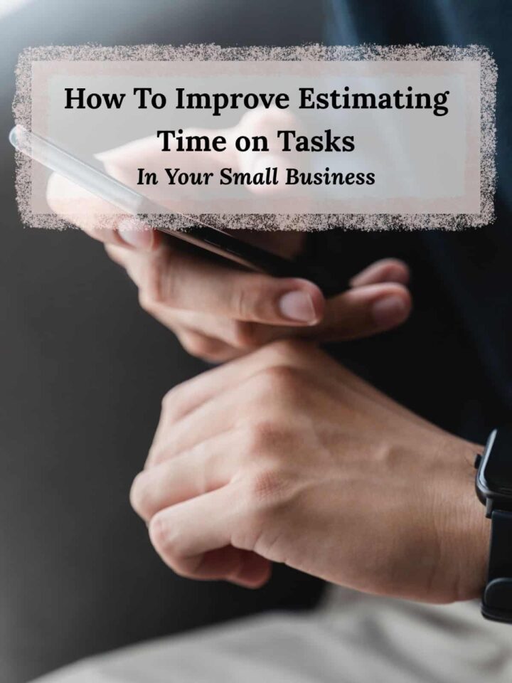 A person holding their phone and texting and the title in the top center of image - pinterest image