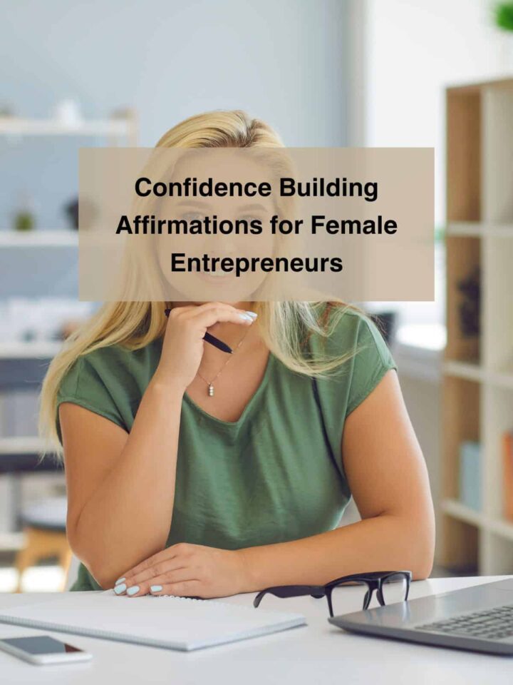 Confidence Building Affirmations for Female Entrepreneurs for Pinterest
