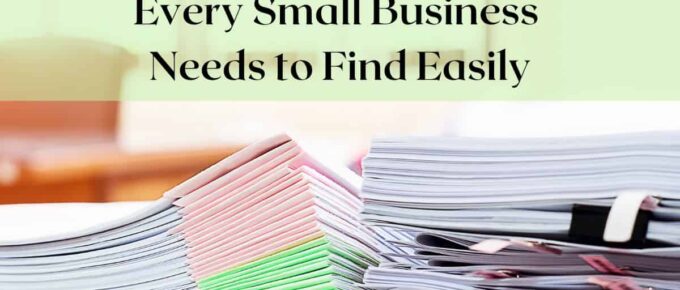 8 Important Business Documents Every Small Business Needs to Find Easily - by Sabrina's Admin Services