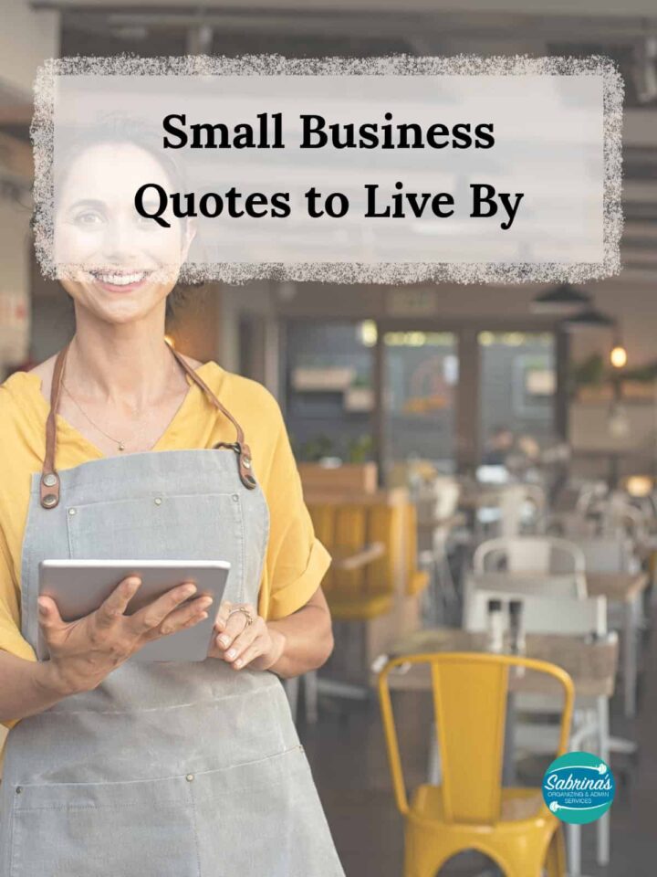 a person with an apron - title in the center - pinterest sized image