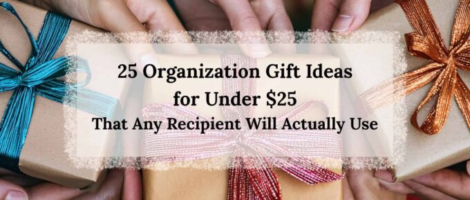 All hands holding three gifts - exchanging gifts - title of post in center inside a rectangle box- square image