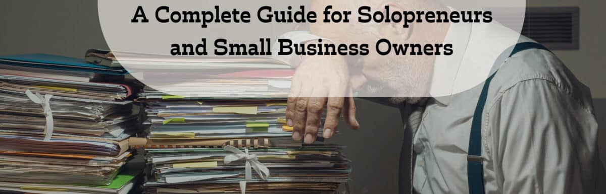 a person looking at filing cabinet files- title of post at the top center in an oval box. Pinterest image size