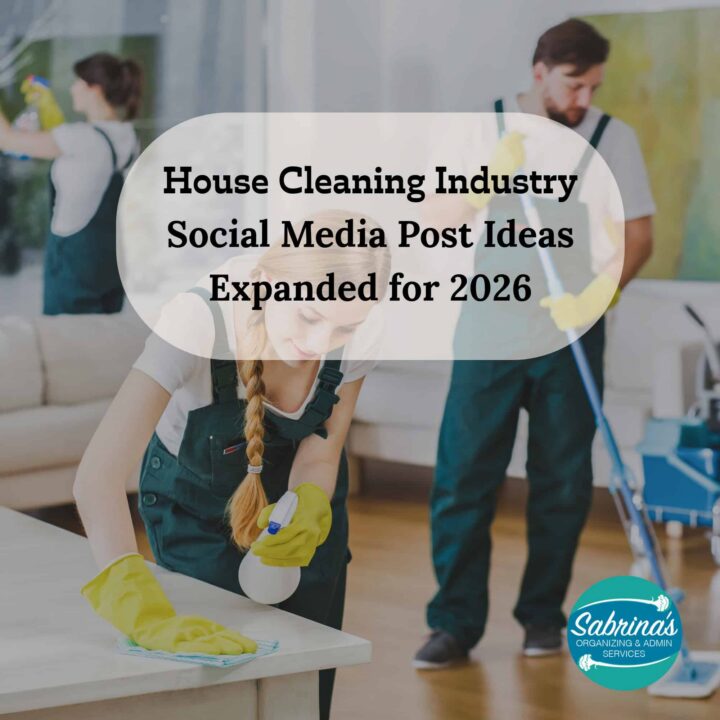 a man and a woman cleaning a room - title of post in the top center - square image -with our logo at the bottom right corner