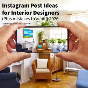This post gives you 30 Instagram post ideas for interior designers, grouped into five content pillars, with a description and example for each one. I've also included a quick planning table, the most common mistakes I see designers make, and answers to frequently asked questions.